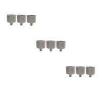 TOYANDONA 3sets Microphone Stand Adapter Nut 5/8 to 1/4 Nut Microphone Arm Mount Screw 3pcs*3