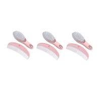 TOYANDONA 3sets Newborn Essential Kit Brush and Comb Massage Comb Soft and Static Promotes Blood Circulation Safe for Sensitive Hair for Girls