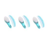 TOYANDONA 3sets Newborn Hair Brush Comb Grooming Kit Soft Brush Static Smooth Promotes Brain Development