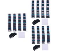 TOYANDONA 3sets Violin Note Sticker for Beginners Includes Cloth and Fretboard Markers for Learning Violin Positions and String Instrument Accessories Random Color