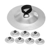 TOYANDONA 4 Pair Mini Finger Cymbals for Belly Dance Portable Zills Handheld Musical Instrument for Dancer Party Rhythm Practice and Performance