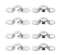 TOYANDONA 4 Pairs Blind Bracket Inside Mount - Window Shade Mounting Bracket with Screws for Vertical Blind Repair Install Parts Replacement