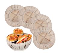 TOYANDONA 4 Pcs Bread Basket Cloth Liners Baking Towels for Sourdough Proofing Wear-resistant Bread Cover Easy to Clean Baking Supplies