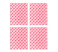 TOYANDONA 4 Pcs Pink Fondant Sponge Mats Non-Stick Baking Pads Unique Curved Shape Easy to Handle Cake Decorating Tools for DIY Crafting Projects Random Color