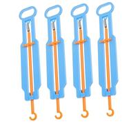 TOYANDONA 4 Sets Educational DIY Spring Scale for Plastic Spring Balance Scale Science Experiment Kit for Classroom Learning and Hands Force Measurement and Easy to Assemble