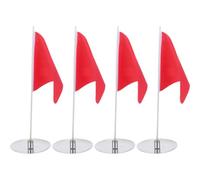 TOYANDONA 4 Sets Golf Flagstick and Hole Cup Set with Stainless Steel and Oxford Cloth, Professional and Sturdy Design for Official Courses and Practice, Portable Putting Practice Flag