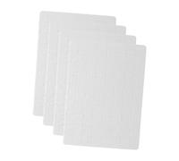 TOYANDONA 4 Sheets DIY Sublimation Blank Puzzle Blanks for Painting and Crafting Jigsaw Puzzle for Creative Art Projects and Mindful Engagement