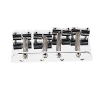 TOYANDONA 4 String Hard Tail Bass Bridge Top Load Vintage Bass Bridge Ergonomic Design Ensures Stable Performance Comfortable Playing Various Music Genres