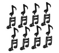 TOYANDONA 40 Pcs Music Note Aluminum Foil Balloons Black Music Party Decorations for Birthday Wedding Bridal Shower Easy Inflate Stylish Musical Event Decor