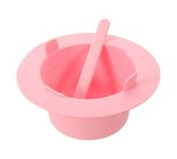 TOYANDONA 400ml Silicone Wax Melt Dish for Wax Warmer with Temperature Controlled Feature and Antislip Base, Reusable Non-stick Silicone Bowl for Body Waxing at Home, Suitable for Sensitive