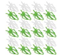 TOYANDONA 40pcs Bird Feeder Clips for Parrots and Birds, Cage-mounted Fruit and Vegetable Holders Made of Sturdy Pp Material, Easy Installation for Daily Feeding in Parrot Cages