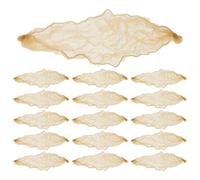 TOYANDONA 40pcs Invisible Hair Nets for Women - Ultra-Fine High Elastic Mesh Hair Bun Nets, Gold 7mm-50cm, Suitable for Ballet, Dance Competitions, and Updo Hairstyles