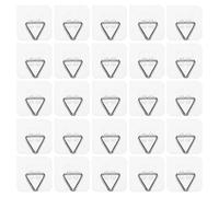 TOYANDONA 40pcs Invisible Plate Hangers for Wall Art Display Non-Trace Adhesive Picture Hooks with PVC and Stainless Steel Materials, Easy Removal, for Hanging Photo Frames and Decorative