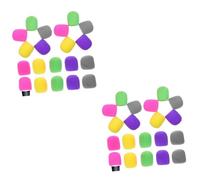 TOYANDONA 40pcs Microphone Sponge Covers Thick Anti-wind Mic Protectors for Ktv Conference Interviews Sleeves