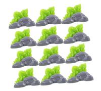TOYANDONA 40pcs Miniature Resin Rocks Fence for Micro Landscape Gardening Decorative Fences for Dollhouse Indoor Fairy Garden DIY Space Resin Stone Accessories