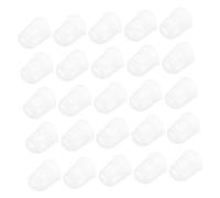 TOYANDONA 40pcs Silicone Protectors for Guitar Ukulele White Finger Guards Breathable Flexible Finger for Enhanced Playing Comfort