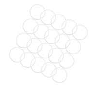 TOYANDONA 40pcs White Plastic Craft Rings Lightweight Dreamcatcher Hoops for DIY Floral Wreath Making Wedding Decorations Macrame Frame Supplies for Beginners and Creative Projects