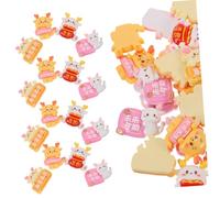 TOYANDONA 40pcs Year Dragon Resin Charms Tiny Dragons for Diy Phone Case Charm Hairpin Decor Miniature Model for Jewelry Making