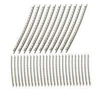 TOYANDONA 48pcs Cupronickel Guitar Fret Wire Thickness for Electric Bass Fingerboard Replacement Wear-resistant Tone Enhancing Strings Spacing for Stable Action and Smooth Play