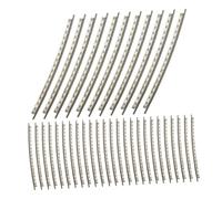 TOYANDONA 48pcs Electric Guitar Fretboard Wire Cupronickel Tone Enhancing Fret Wire for Bass and Guitar Repair Replacement Wear-resistant Parts