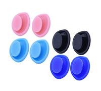 TOYANDONA 4Pairs Colored Silicone Nose Pads for Glasses of Soft Comfortable Nose Pieces for Eyewear Non Slip Pressure Reducing Design for All Frame Types