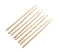 TOYANDONA 4pairs Maple Wood Drum Sticks Jazz Drumsticks for Boys and Girls Ahead Drumsticks Smooth Grip for Drums Gifts