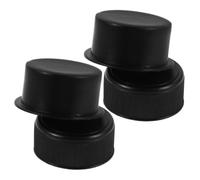 TOYANDONA 4pcs 1.25 Inch Black Plastic Telescope Eyepiece Dust Cover Caps, Protective Lens Caps for Indoor and Outdoor Use, Absorbs Impacts and Prevents Dust