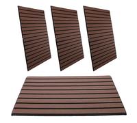 TOYANDONA 4pcs Acoustic Dampening Wall Panels 11.8 X 15.7 Inches, Lightweight Polyester Material with Self-adhesive Backing, Flexible Modern Minimalist Design for DIY Application and Accent