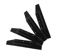 TOYANDONA 4pcs Acoustic Guitar Bridge Set Bone Saddle and Nut for Live and Recordings Replacement for Acoustic Guitars