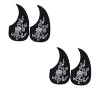 TOYANDONA 4pcs Acoustic Guitar Pickguard Sticker Comma Shape Material Easy Install Guitar Accessories