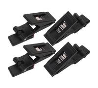TOYANDONA 4pcs Adhesive Car Parking Ticket Holder Clips for Sun Shade and Dashboard - Receipt and Permit Organizer Clamp for Vehicle Visor Storage