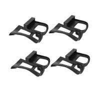 TOYANDONA 4PCS Adjustable Bike Pedals Toe Clips Cage for Road and Exercise Bikes Cycling Pedal Accessories with Enhanced Power Transfer and Easy Installation