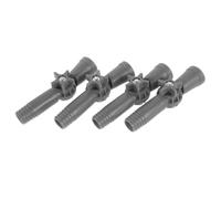 TOYANDONA 4pcs Adjustable Joint Angle Adaptor for Extension Poles Rotatable Telescoping Pole Connector with Outer Thread Cleaning Tool Attachment for Mop and Broom Grey