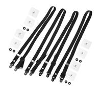 TOYANDONA 4pcs Adjustable Safety Straps for Furniture Flexible No Tool Installation High Load Bearing Proofing Anchors to Prevent Tip Over and Secure Flat Screen Tvs