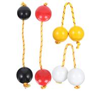 TOYANDONA 4pcs African Rhythms Kashaka Shaker Unique Finger Rotation Percussion Instrument for Adults Beginners for Parties Weddings Music Lessons Enhances Dexterity Sound Quality