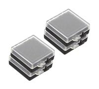 TOYANDONA 4pcs Anti-Static Electronic Parts Storage Box with Soft Foam Inserts Compact Protective Case for Sensitive Chips Components Portable Design for Technicians and Hobbyists