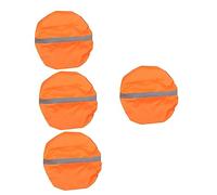 TOYANDONA 4pcs Backpack Rain Cover with Reflective Strip Rucksack Protector for Outdoor Activities Lightweight and Portable Design Fits Various Backpack Ensures Safety During Nighttime Use