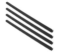 TOYANDONA 4pcs Balcony Planter Box Brackets Garden Accessories Easy Installation Space Saving Vertical Pull Rods for Deck Railings Urban Vegetable Gardening