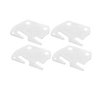 TOYANDONA 4pcs Bed Frame Hardware Replacement Kit with Corner Guards and Rail Brackets Firm Secure Furniture Connectors for Easy Bed Frame Repair and Assembly in Homes Offices Hotels