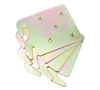 TOYANDONA 4pcs Bed Hook Bed Frame Bracket Plates Smooth Surface Rust Prevention Iron Assorted Colour