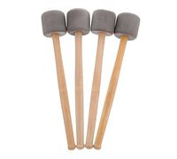 TOYANDONA 4pcs Big Drumstick for Bass Drum Featuring Wood Handle and Construction for Percussion Instrument Practice and Performance