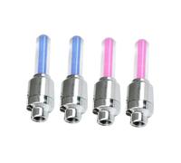 TOYANDONA 4pcs Bike Led Wheel Lights for Tire Tyre Car Caps Flash Light Luminous Cycling Accessories