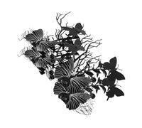 TOYANDONA 4pcs Black Spider Web Hair Barrettes with Netting and Skull Halloween Hair Accessories Lightweight Side Clips with Gothic for Horror and Punk Costume Parties