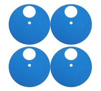 TOYANDONA 4pcs Blue Sandpaper Pads for Dog Nail Scratch Board and Cat Claw Care with Self Adhesive Backing, Sturdy Furniture Protection for Home Use and Pet Shops