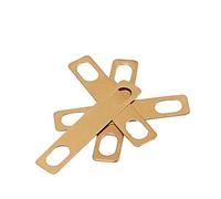 TOYANDONA 4pcs Brass Guitar Neck Shim Heightening Gasket Durable Accessory for Improved Sound Quality Easy Installation Compatible with Various Guitar