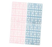 TOYANDONA 4pcs Bunny Floor Mats DIY Cage Pads for Small Animals Non Slip Design High Strength Easy to Clean Suitable for Rabbit and Guinea Pig Cages
