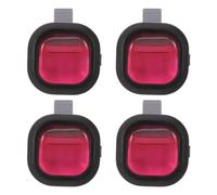 TOYANDONA 4pcs Car Air Freshener Packs with Honey Peach Scent Portable and Spillproof Design with Easy Clamp Vent Clip Longterm Freshness for Vehicles, Trucks, and Suvs Compact Plastic Car
