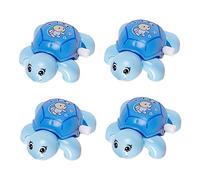 TOYANDONA 4Pcs Cartoon Tortoise Wind Up for Creative Clockwork Plaything Adorable Educational Design to Engage for Boys Random Color