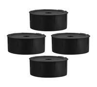 TOYANDONA 4pcs Cat Tree Post Replacement Plugs 70mm Outer Diameter M8 Nut Plastic Cat Scratch Post Connectors DIY Scratcher Accessories for Indoor