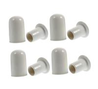 TOYANDONA 4pcs Ceramic Toothpick Holder with Lid Porcelain Dispenser Smooth Polished Surface Dishwasher Safe Practical Storage for Kitchen and Dining Table